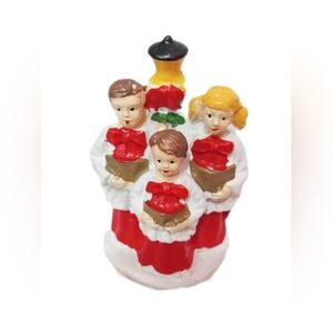 Charming Holiday Choir Figurine - Red and White